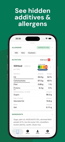 Scanly: Processed Food Scanner Screenshot 2 of 5
