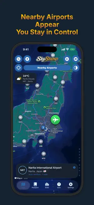 My Travel Map: SkyStamp screenshot 2
