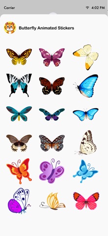 Butterfly Loving Stickers screenshot