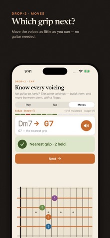 Drop2: Jazz Guitar Ear Trainer Screenshot 3 of 10