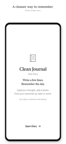 Clean Journal screenshot 1