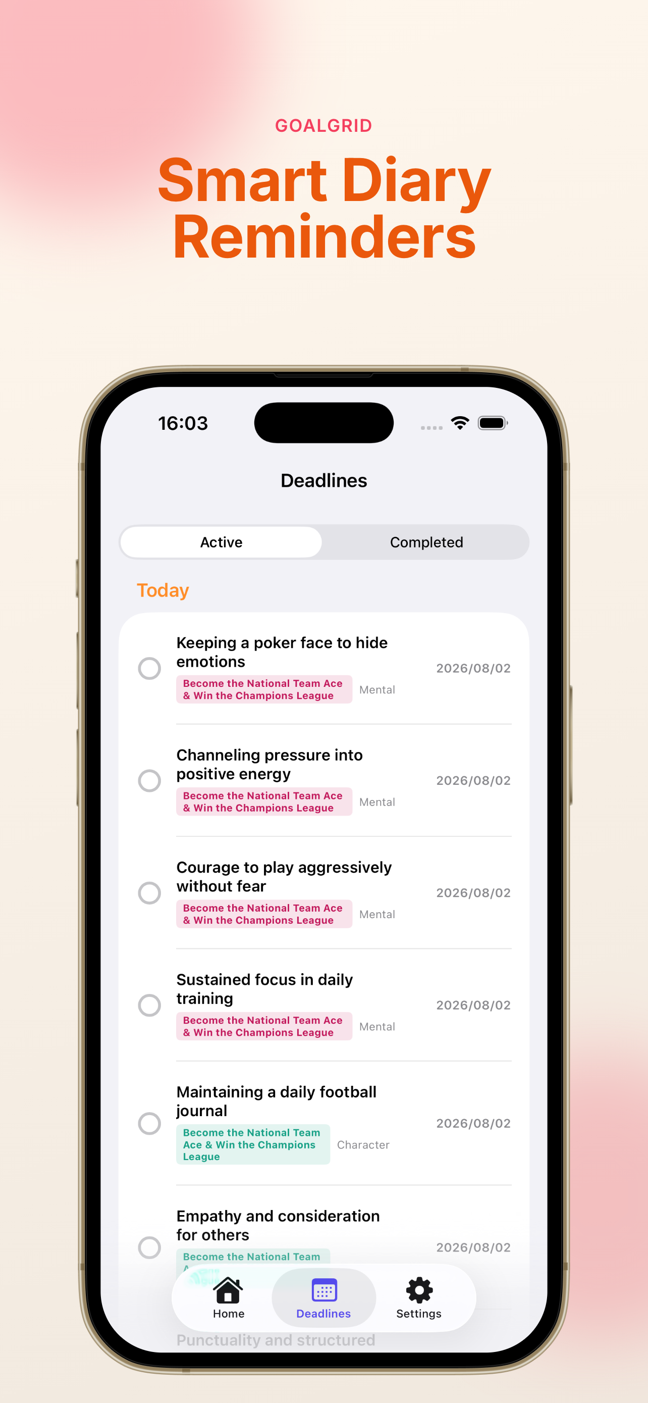 Thought Organizer - GoalGrid screenshot 3