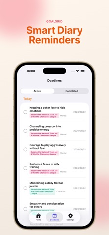 Thought Organizer - GoalGrid screenshot