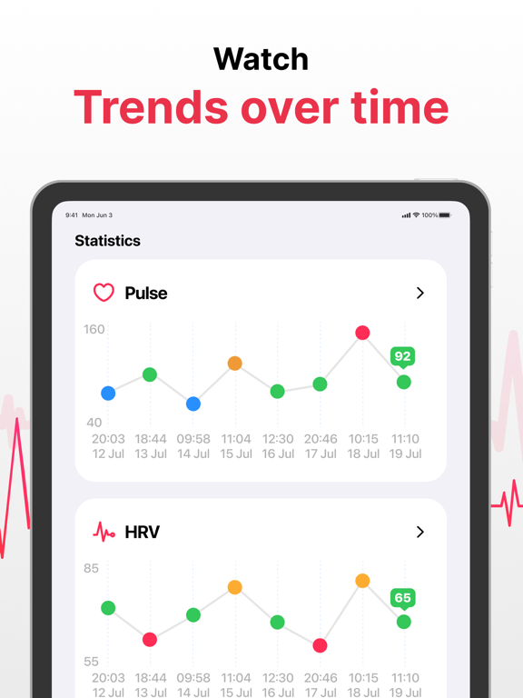Screenshot #6 pour Healthy: Heart Rate Monitor