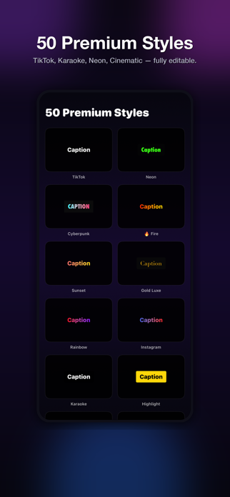 Captionly: AI Subtitle Maker Screenshot 3 of 5