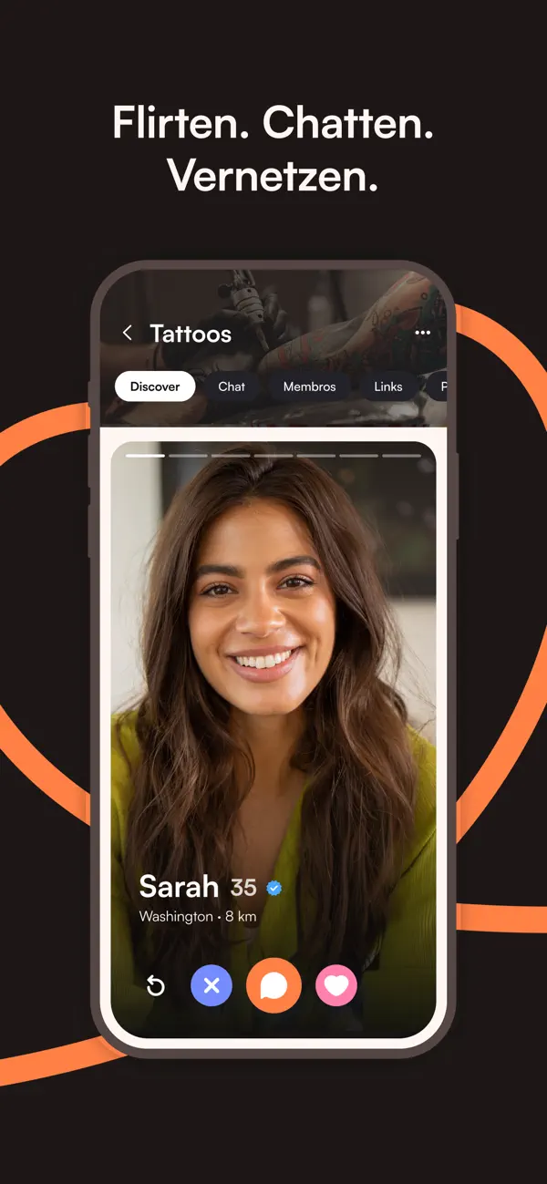 Jaumo Dating App: Chat & Date iPhone App Screenshot 2 – Lifestyle