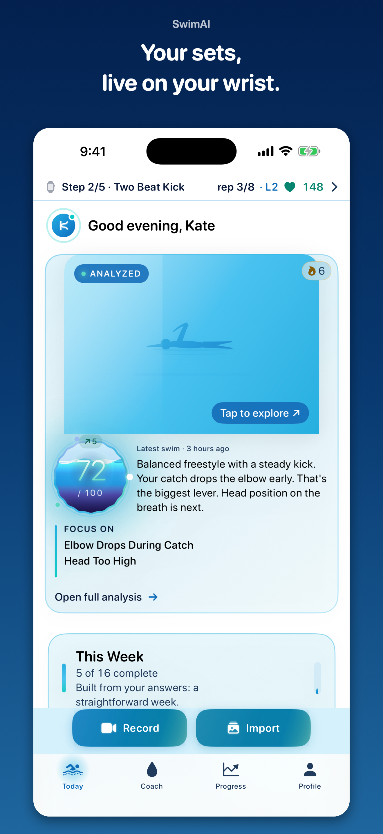 SwimAI: Swim Coach & Analysis screenshot 6