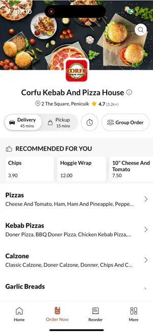 Corfu Kebab And Pizza House screenshot 4