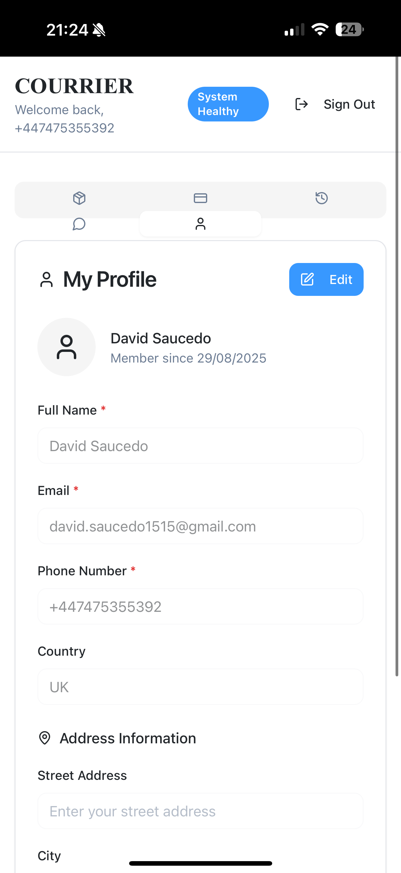 Courrier UK - Moving Made Easy screenshot 3