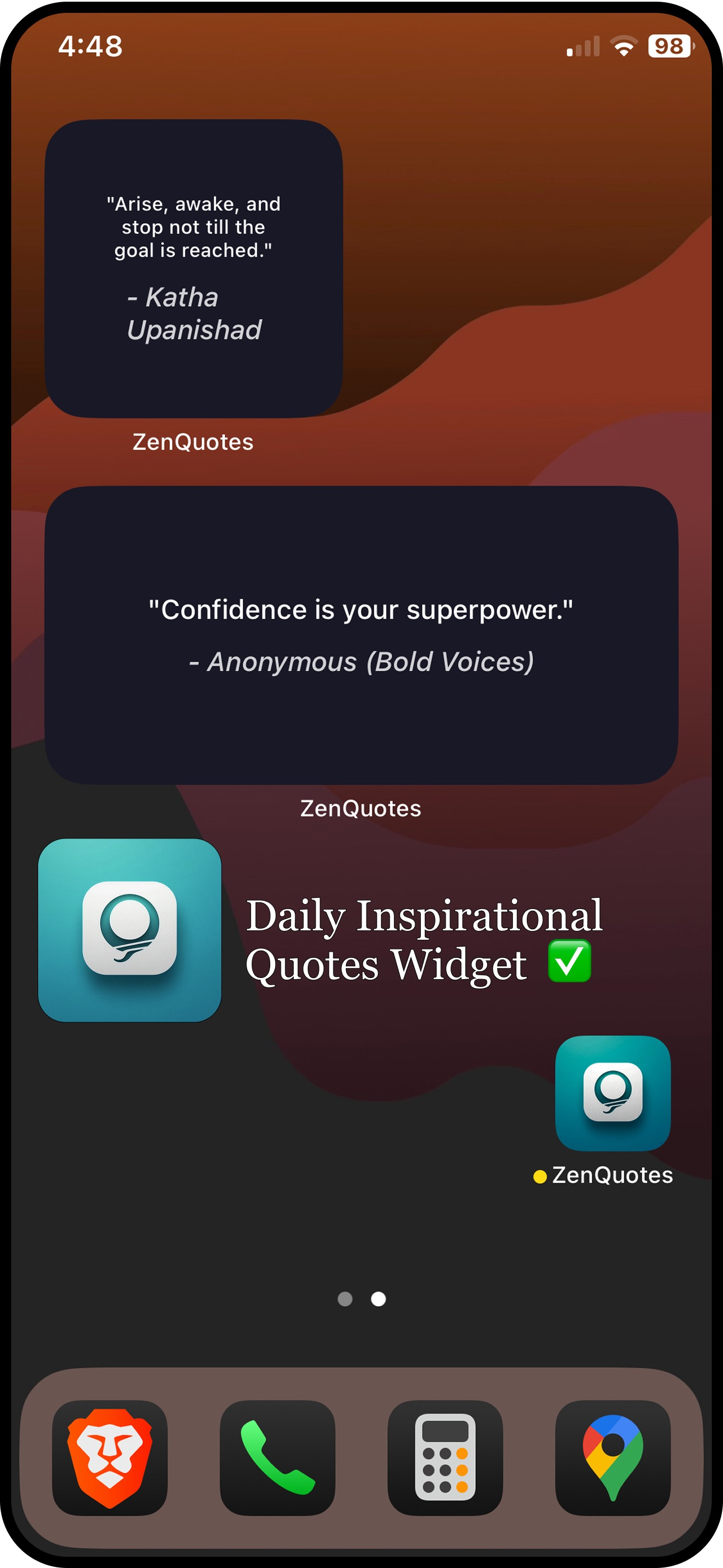 Zen- Quotes Reminder screenshot 2