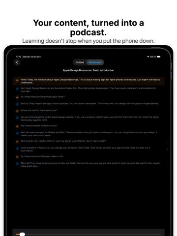 StudioAI: Language Learning iPad screenshot