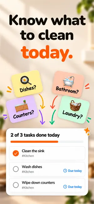 House cleaning app - Kleen screenshot 1