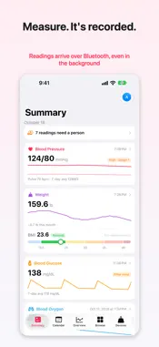 MyHealth - Weight & BP Log screenshot 1