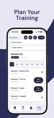 LiftDiary: Gym Log & Macros iPhone screenshot