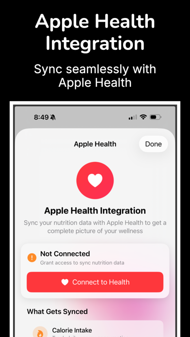 CalTrackPro iPhone screenshot 9 - Health & Fitness app