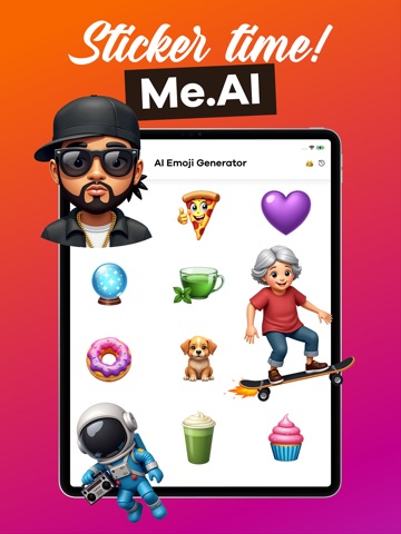 AI Emoji Maker & Avatar: ME.AI iPad screenshot