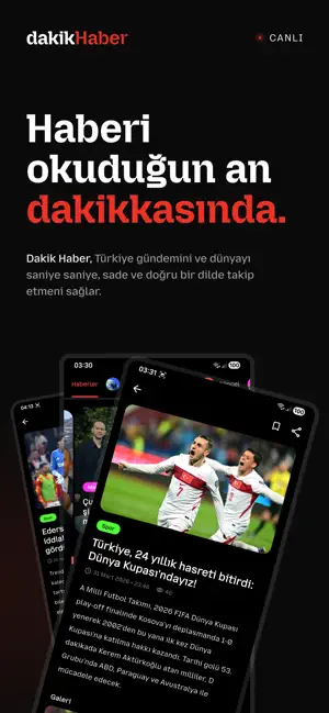 Dakik Haber screenshot 1