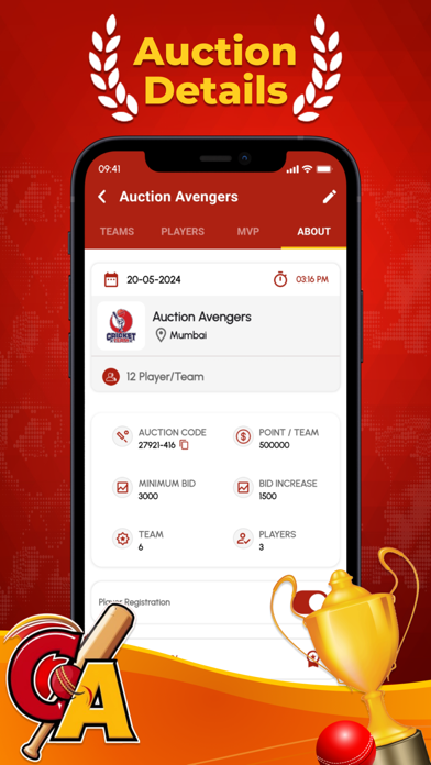 CricAuction - Cricket Auction Screenshot