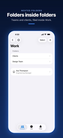 Contacts in Folders Screenshot 2 of 6
