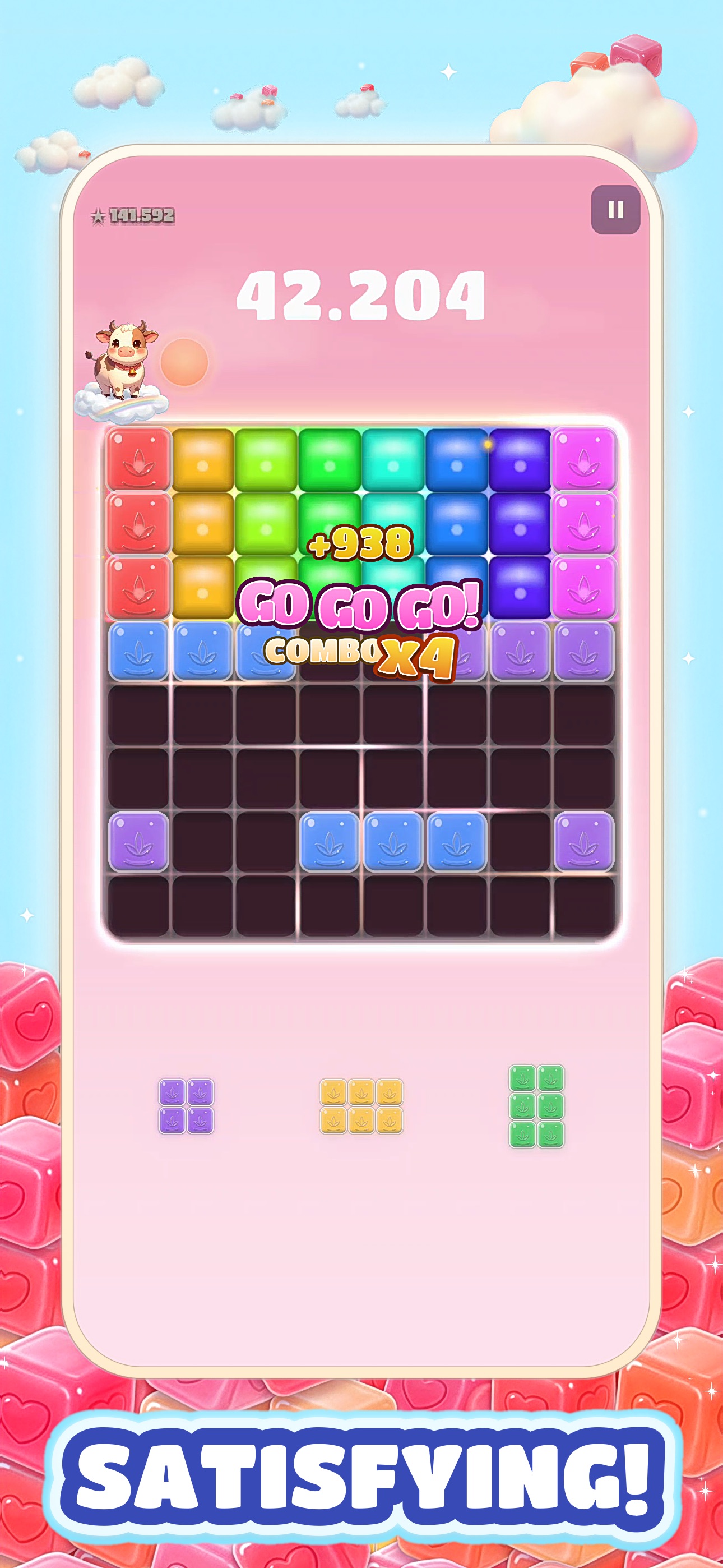 Screenshot 2 of Moo Blocks - Block Puzzle