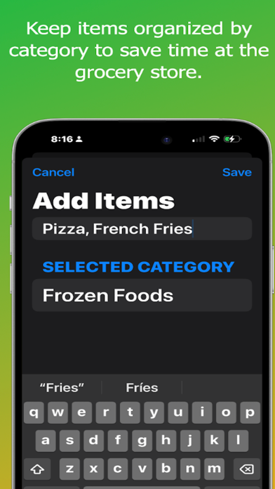 Grocy List iPhone screenshot 3 - Shopping app