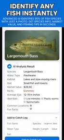 Fish identification screenshot
