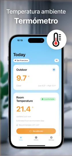 Captura de pantalla de Termómetro De Interior en iPhone 1
