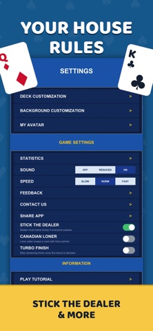 Euchre Card Game Classic iPhone screenshot