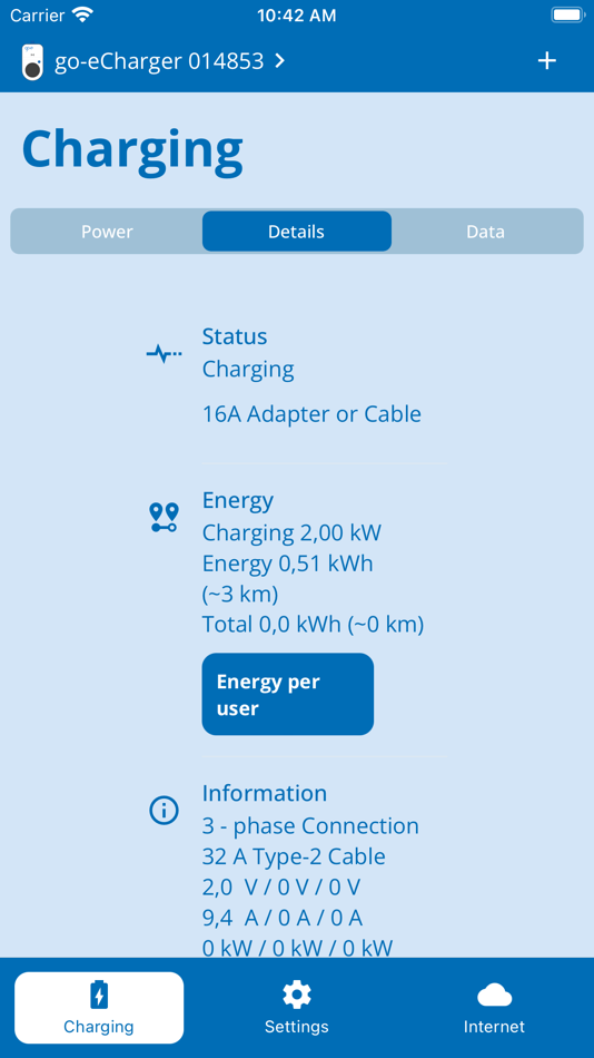 #3. go-eCharger Classic (iOS) Podle: go-e GmbH