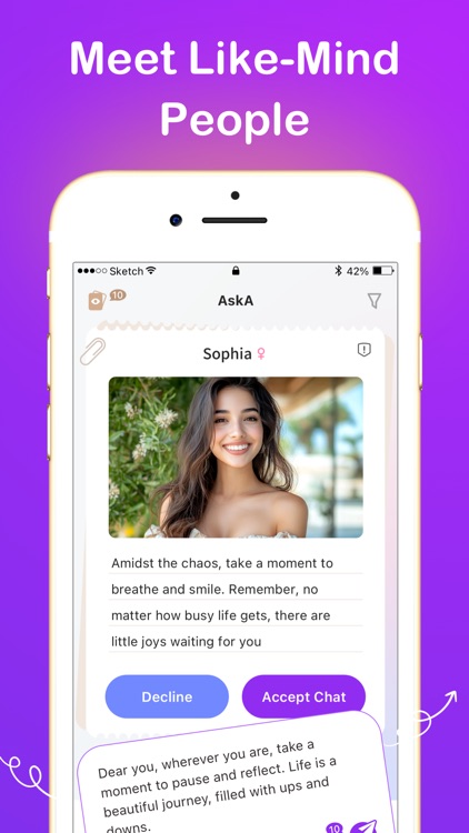 AskA: Talk to Strangers, Meet