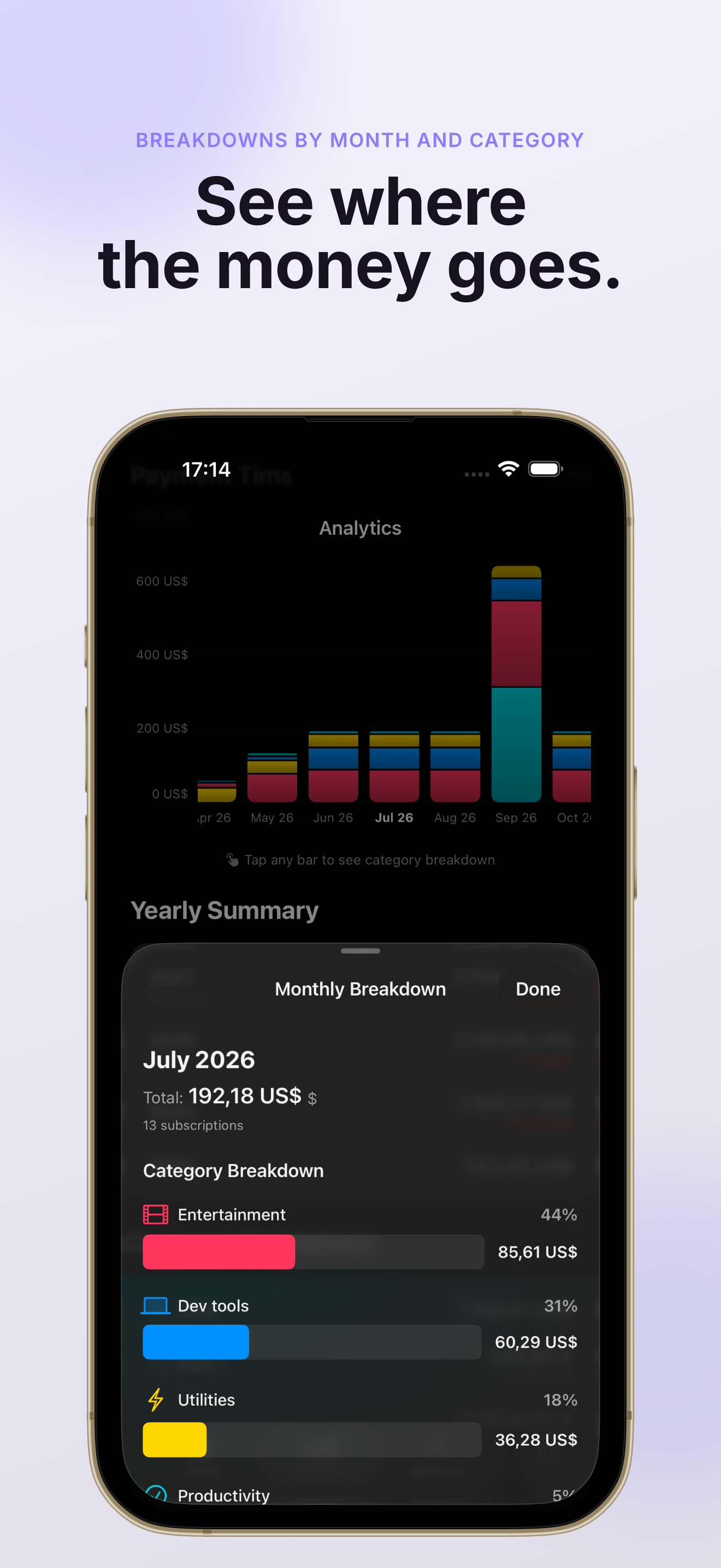 Recurred: Subscription Tracker screenshot 5