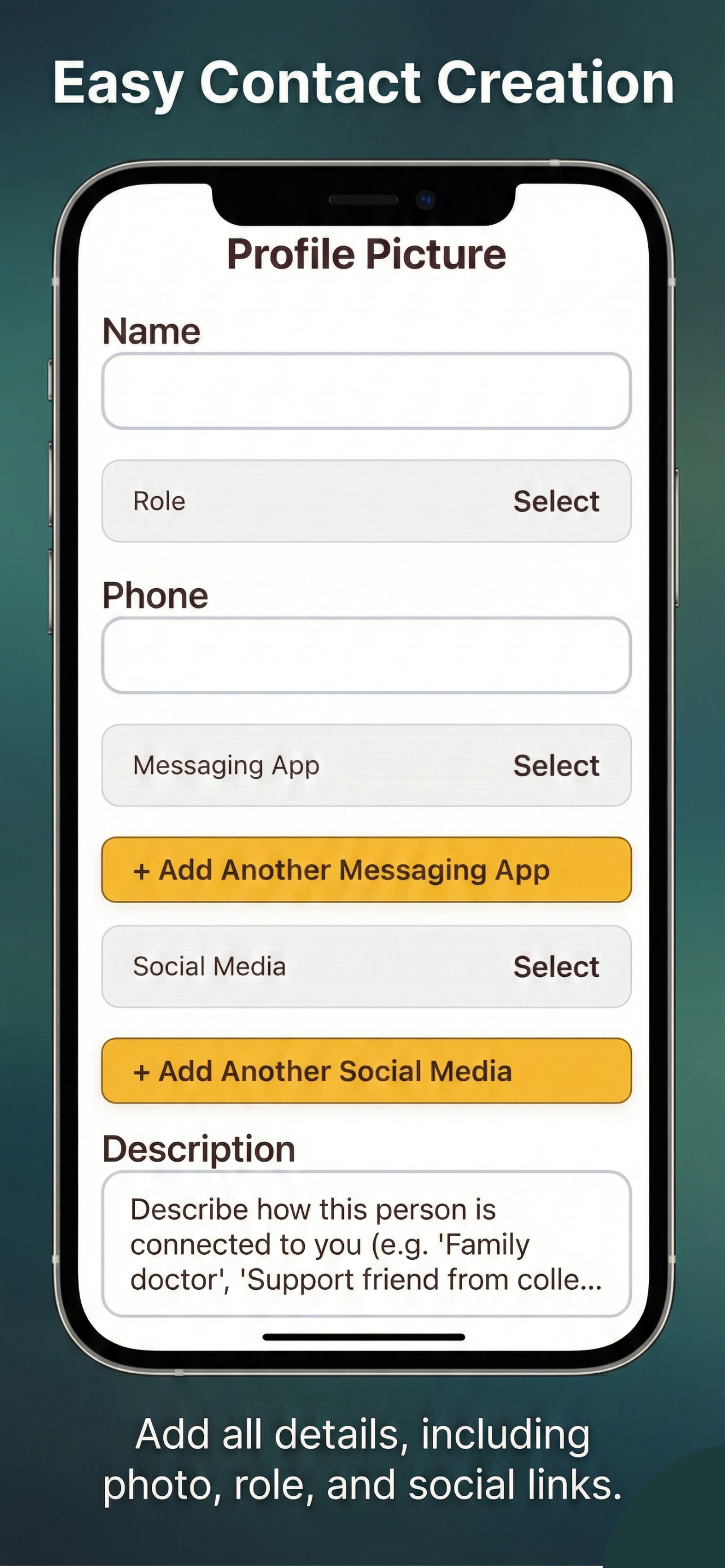 Secure Contacts N SocialsLinks screenshot 5