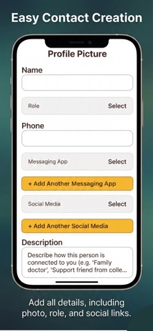 Secure Contacts N SocialsLinks Screenshot 5 of 9