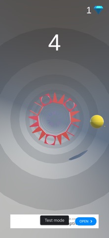 Crazy Shape Tunnel Rush iPhone screenshot