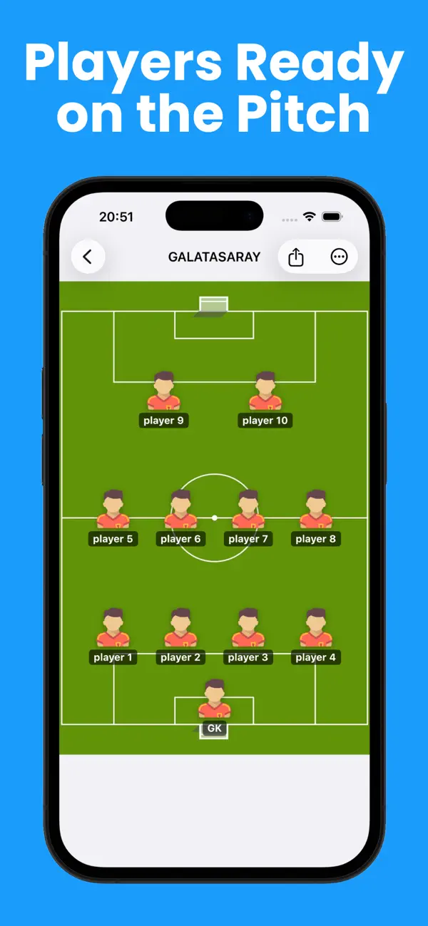Screenshot #3 pour Line Up Your Team