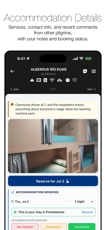 Wise Pilgrim Camino Inglés screenshot 4 of 10