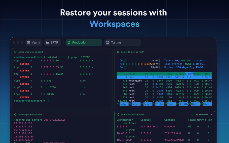 #3. Termius — Modern SSH Client (macOS) بواسطة: Termius Corporation