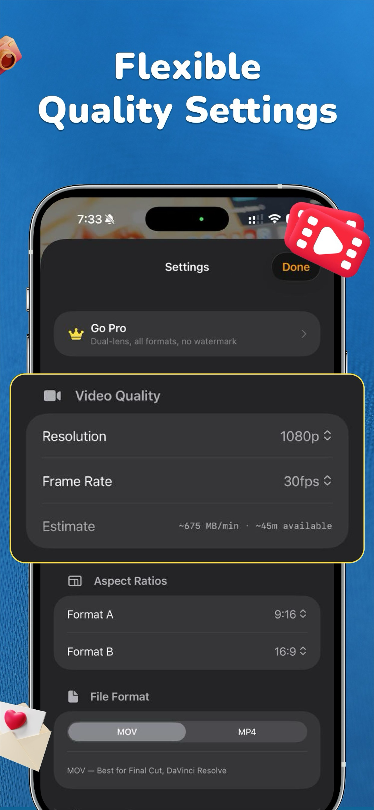 DualCamera recorder : Dual Cam