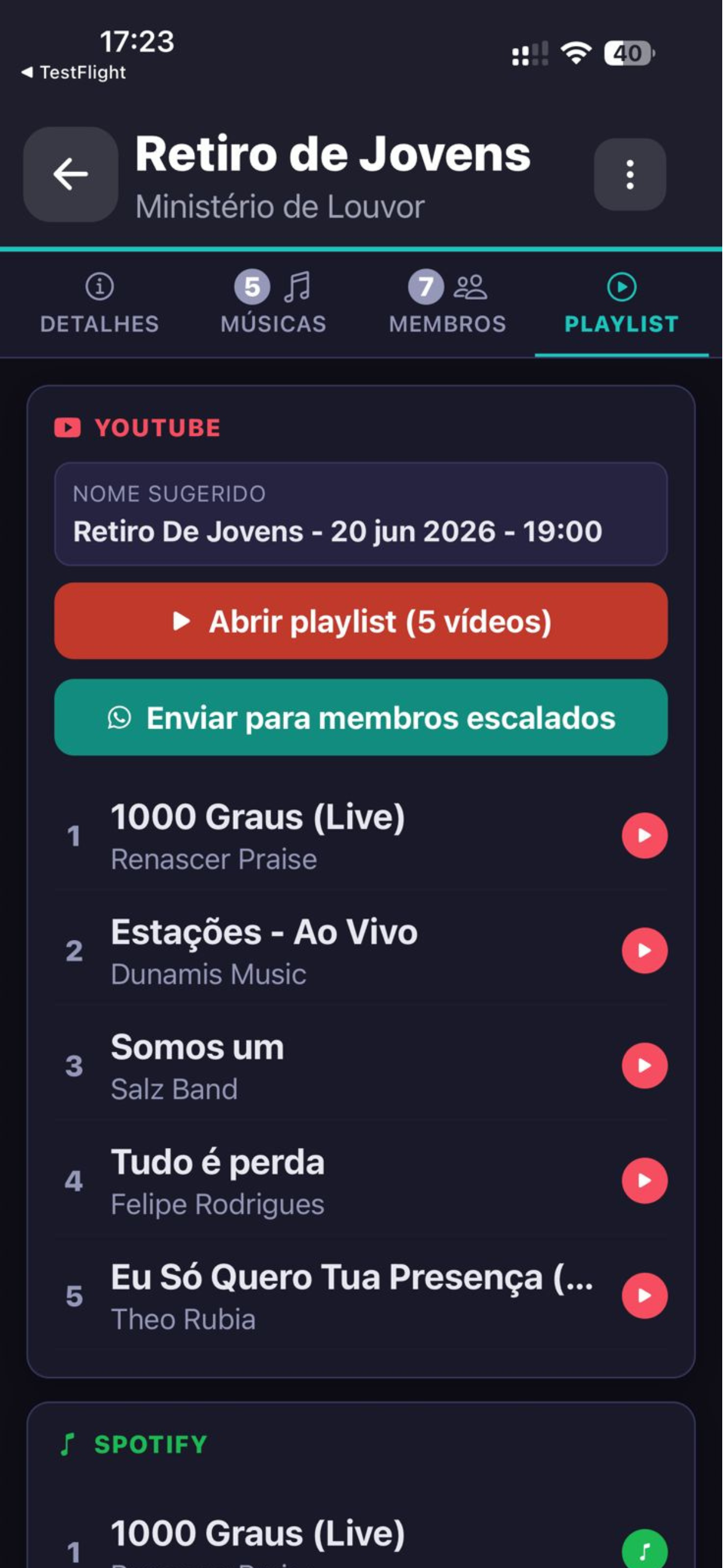 Gestão de Escalas