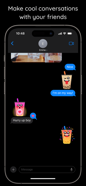 Boba Yeah stickers Screenshot