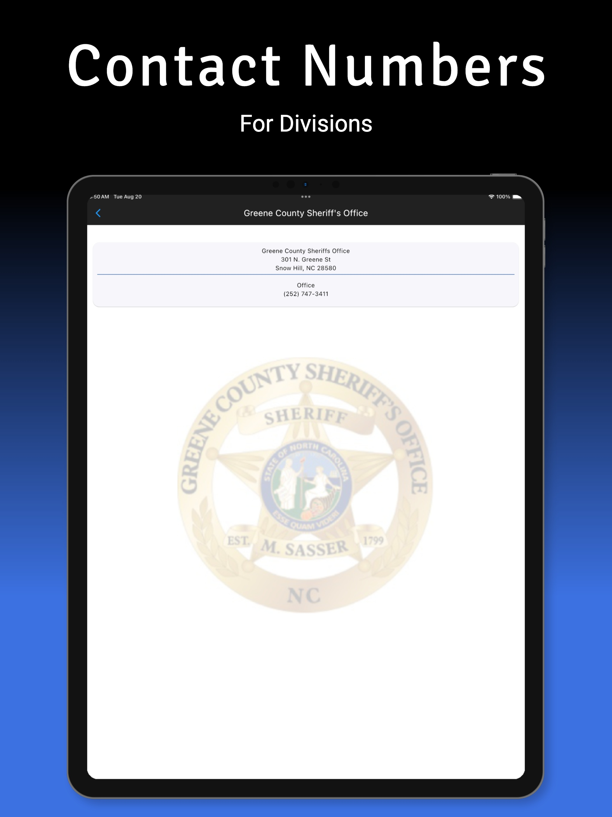 Greene County Sheriffs Office screenshot 5