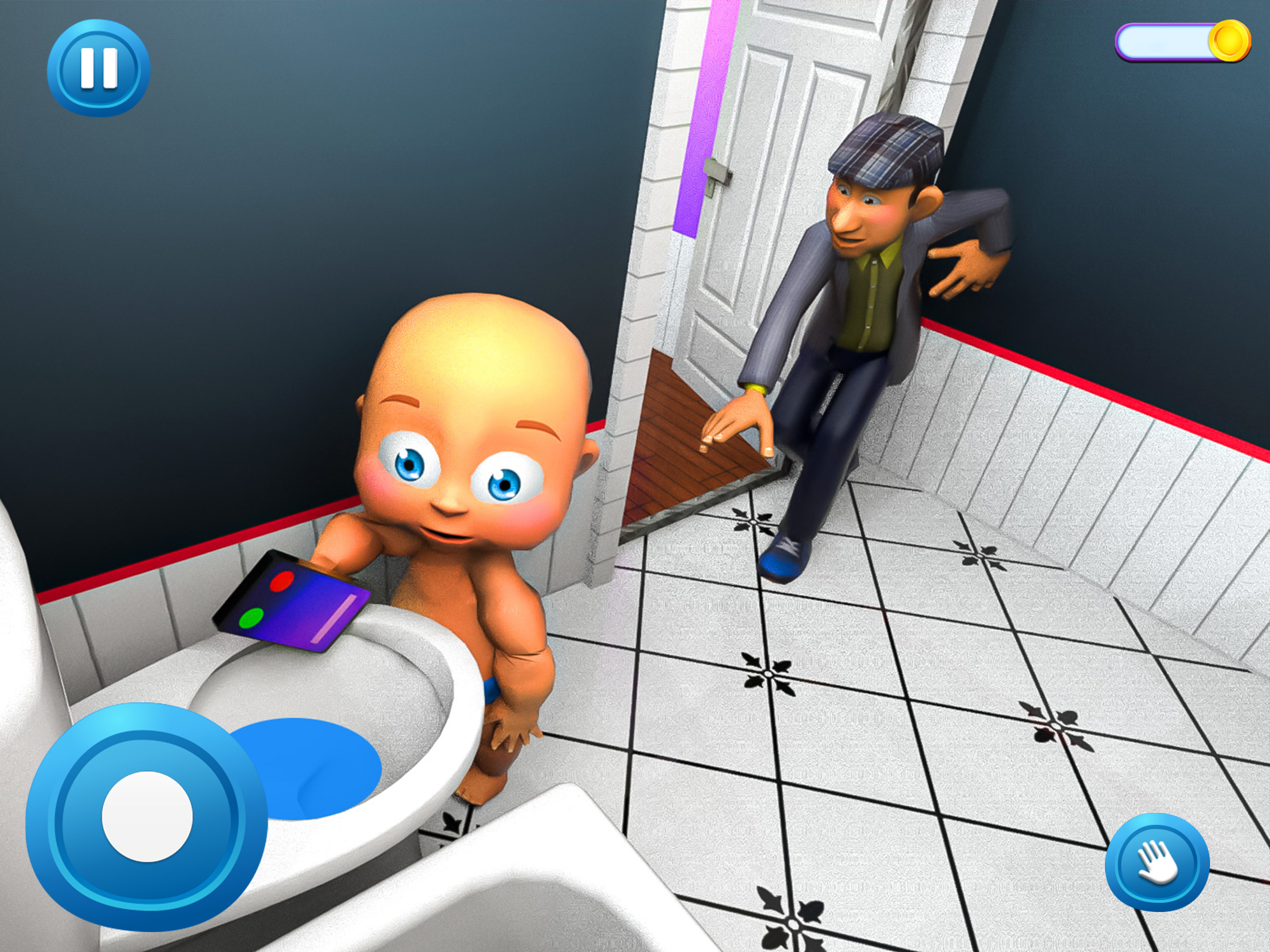 Naughty Baby Prank Daddy Game screenshot 8