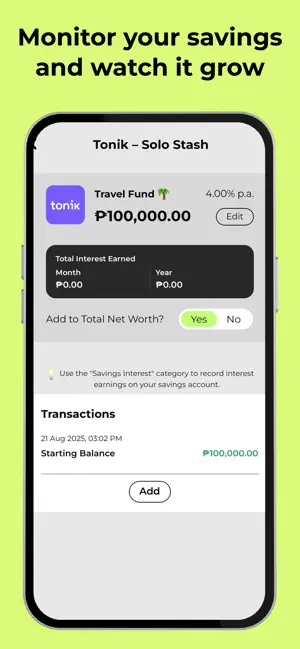 Lemoneyd – Finance Tracker iPhone screenshot 6