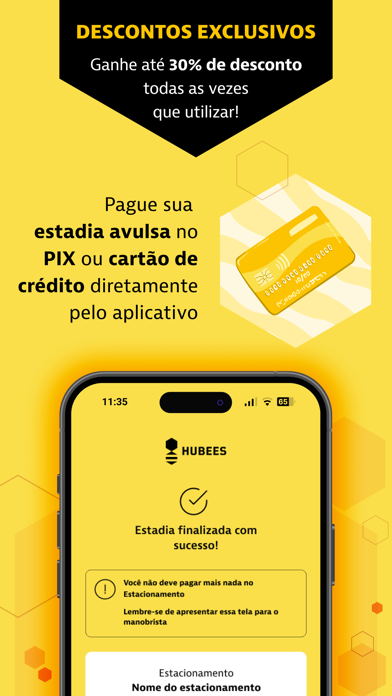 Hubees: Desconto ao estacionar Screenshot