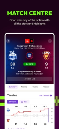 AFLW Official App screenshot 5