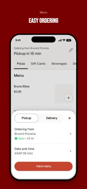 Bruno's Pizzeria IN screenshot 3