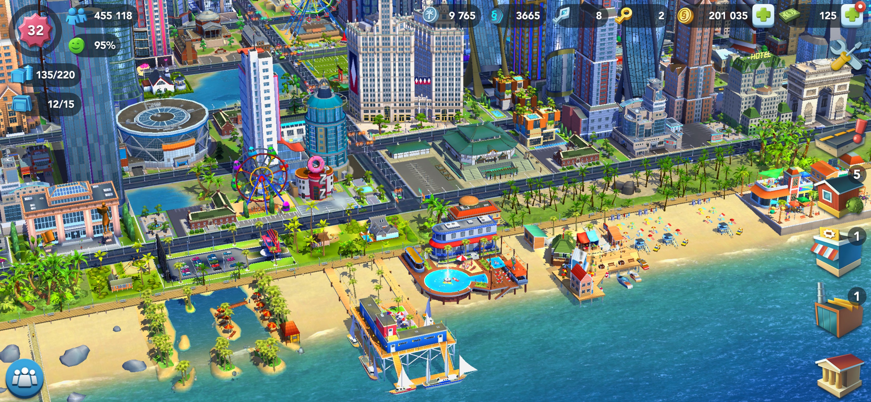 SimCity BuildIt 스크린샷 1