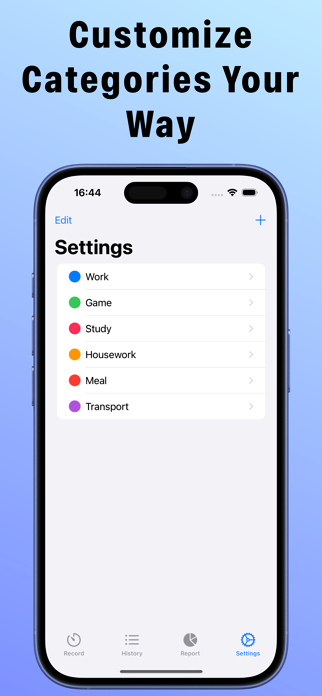 TimeLog - Track your time Screenshot 5 of 5