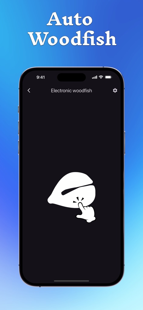 Auto Clicker,Click Assistant - Discover the 'Electronic woodfish' tool, designed to offer a calming experience through its simple tapping mechanic and clean, minimalist interface.