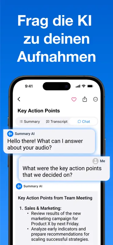 Summary - KI-Notizen screenshot 4 of 9